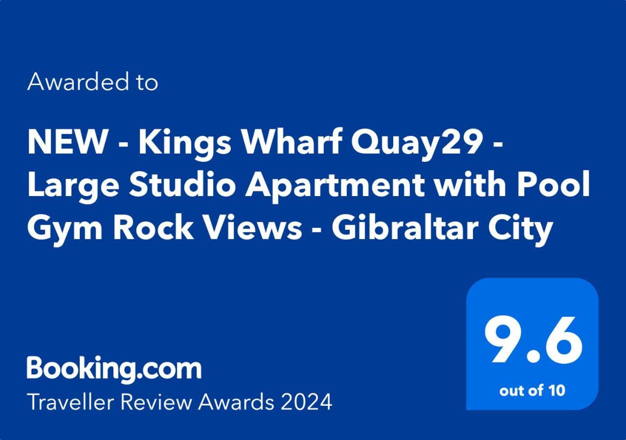 Kings Wharf Quay29 - Large Studio Apartment With 3 Pools - Gym - Rock Views - Holiday And Short Let Apartments In Gibraltar Exterior foto